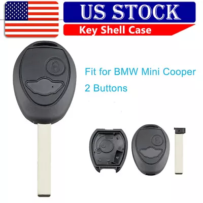 For 2002 2003 2004 2005 BMW Mini Cooper S R50 R53 Car Remote Key Shell Case Fob • $8.99