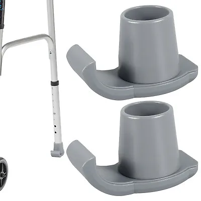 2Pcs Folding Zimmer Walking Frame (Walker) Glides Skis Includes Ferrules UK © • £8.71