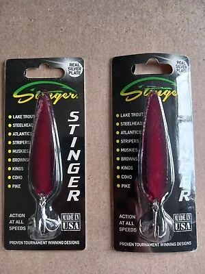 2 - MICHIGAN STINGER STINGER SPOONS (Kevorkian) NIP • $20