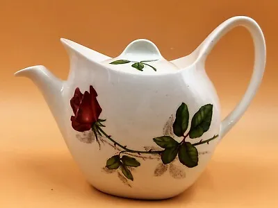 Vintage Midwinter Pottery Stylecraft Fashion Rose Design Tea Pot For 2. 11-61. • £49.95