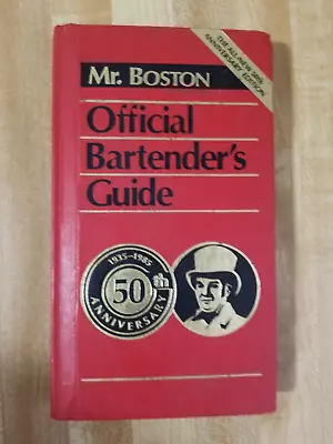 Mr. Boston Official Bartender's Guide 50th Anniversary 1935-1985 • $9.95