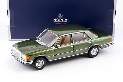 1:18 NOREV Mercedes 450 Sel 6.9 Limousine Green Metallic 1976 • $116.01