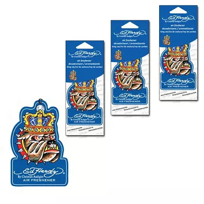 $11.60 • Buy New 3pc Ed Hardy King Bulldog Air Freshener King Car Scent For Car House Office