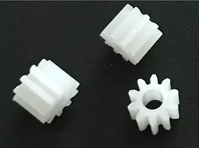 3x For Hornby Ringfield Upgrade Cd Train Motor 10 Teeth Plastic Spur Pinion Gear • £3.99