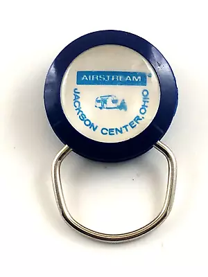 Vintage Airstream Travel Trailers RV Jackson Center Ohio Keyring Keychain • $9.99