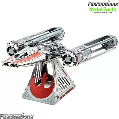 Metal Earth Star Wars Rise Of Skywalker Zorii's Y-Wing Fighter 3D Model Kit • $31.50