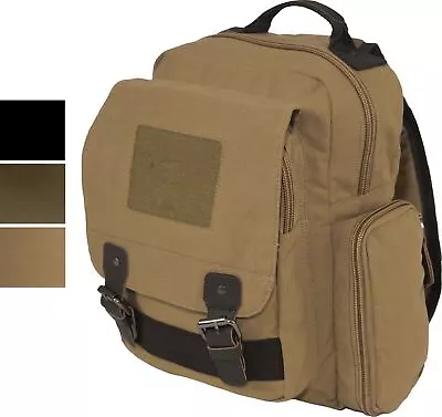 Canvas Sling Vintage Small Mini Backpack Over The Shoulder Bag • $33.99