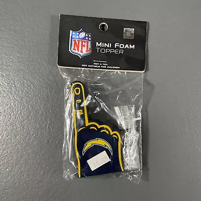 Los Angeles Chargers Mini Foam Topper Blue Yellow Team Logo Sports NFL Football • $1.53