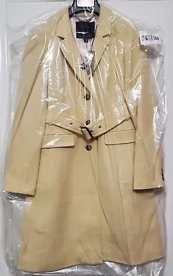 NWT J.Crew Belted Lady Day Topcoat Soft Yellow Italian Doublecloth Wool Coat 6 • $170
