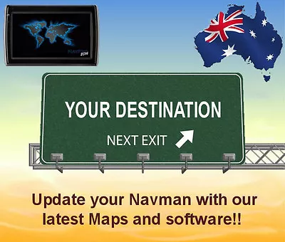 Update Your Navman GPS With 2022 Australia & NZ Maps And Software • $29.99