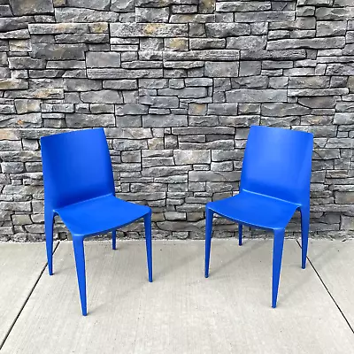 2 Heller Mario Bellini Chairs 1998 USA Italy Design Blue • $395