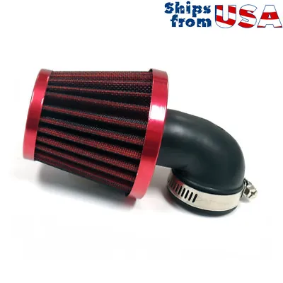 35mm Air Filter 50cc 2 Stroke 90 Degree Angle Scooter Motorcycle ATV Pocket Bike • $12.90