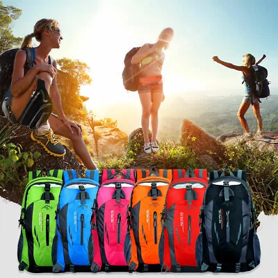 Waterproof Hiking Camping Bag 30L Large Travel Backpack Outdoor Luggage Rucksack • $22.99