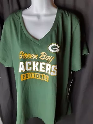 Green Bay Packers Women's NFL Team Apparel Plus Size Shirt 1X • $15.99