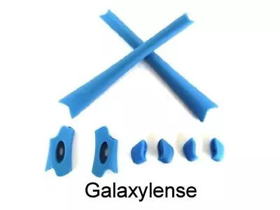 Galaxy Ear Sock & Nose Pad Rubber Kit For Oakley Flak Jacket XLJ Sunglasses Blue • $5.99
