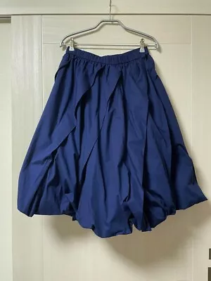 Uniqlo Marni Navy Knee Length Balloon Shape Skirt Japan Size L (US M) • $73.99