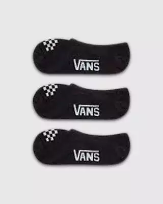 Vans Classic Canoodle Sock 1-6US 3 Pack In Black • $24.95