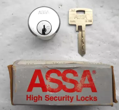 ASSA Twin 6000 High Security Mortise Lock Cylinder W/ Key  SUB-ASSEMBLED • $49.99