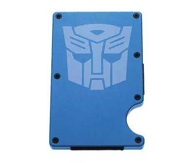 RFID Blocking Money Clip Men Mental Mini Credit Card Holder Transformers Autobot • $19.54