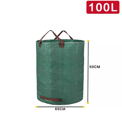 Garden Waste Bags 300L Refuse Large Heavy Duty Sack Grass Leaves Rubbish Bag NEW • £6.99