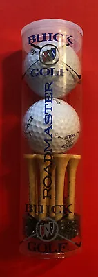 BUICK ROADMASTER Logo 2 TOP FLITE Golf Balls 9 Tee Lot Vtg Set Automobile NEW • $14.89
