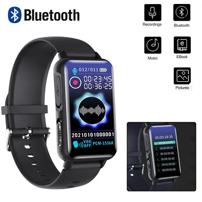Bluetooth MP3 HiFi Music Player Smart Wristband Voice Activated Recorder Record • $28.99