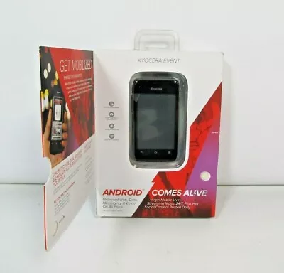 Kyocera Event - C1533 - Black (Virgin Mobile) Smartphone- New • $39.95