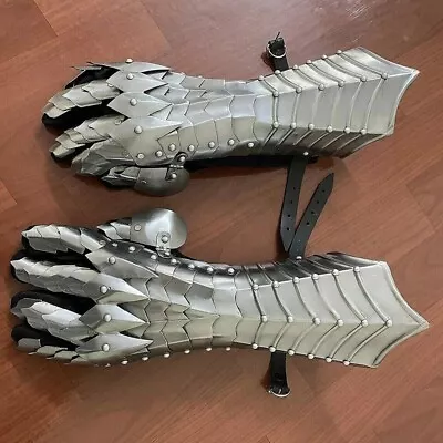 Nazgul Gauntlets Steel Medieval Armor Gloves Lord Of The Rings Nazgul Fantasy • $79.28