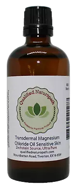 £5 • Buy 100ml Transdermal Magnesium Chloride Oil For Sensitive Skin Zechstein Source