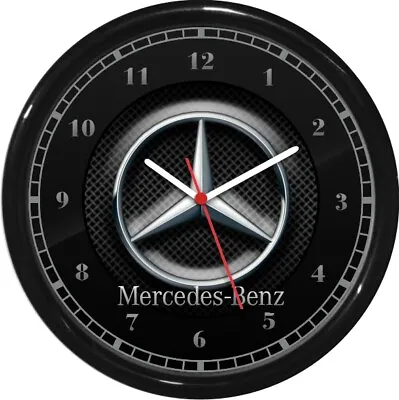 Mercedes Benz Wall Clock Garage Work Shop Gift  Father's Day Man Cave • $29.90