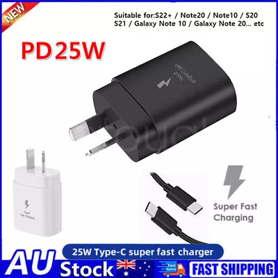 25W USB Type-C Wall Adapter Fast Charger PD Power Brick Plug For Samsung Galaxy • $5.78