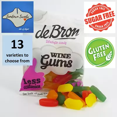 De Bron SUGAR FREE & GLUTEN FREE Multiple Bagged Sweets Toffees & Chocolate • £2.40