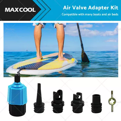 Suits For Inflatable Kayak Boat Stand Up Paddle Board Sup Pump Air Valve Adapter • $14.89