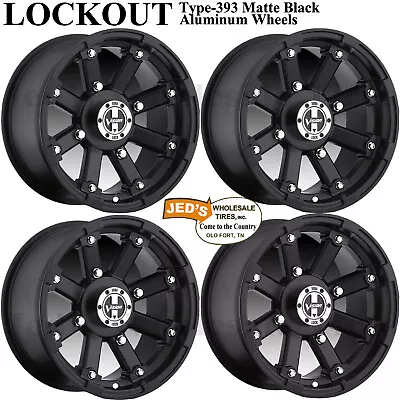 4) 12  Rims Wheel Some John Deere GATOR XUV UTV ATV 12x7 5/4.5 Type 393 Aluminum • $400.17