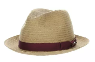 Stetson Sale * Mens Fedora Hat * 1 L * New Panama Style Braid Pork Pie Sun Shady • $45.95