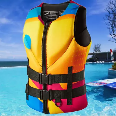 $59.19 • Buy Life Jacket Buoyancy Neoprene  Jacket Surf Raft Wading Kayak Fish Jet Ski Water 