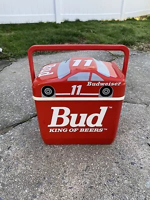 Vintage Budweiser #11 Race Car Cooler Speedway Plastics • $25