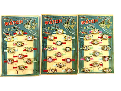 Lot (x3) KHT UNdersea Toy Watches Store Display Made In Japan Fish • $99.99