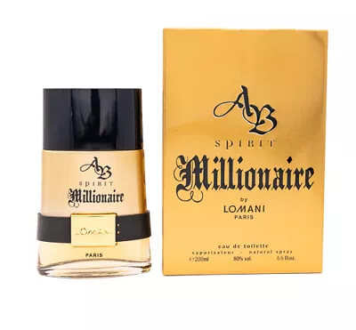 AB Spirit Millionaire By Lomani 6.6 Oz EDT Cologne For Men Brand New In Box • $23.68