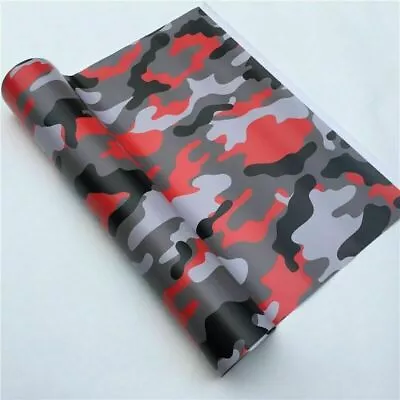 Camouflage Sticker Vinyl Film Camo Car Wrap Film Auto Motorcycle Styling Laptop • $19.99