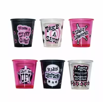 Bachelorette Party Supplies Party Posse Shot Glass Set (6 Pieces) • $15.95