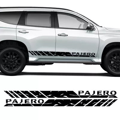 For Mitsubishi Pajero Vinyl Decal Sticker Graphics Kit Sport Side Door 2pcs • $46.20