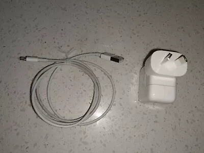 Genuine Apple IPhone 10W Wall Charger With 1m Lightning Cable • $20