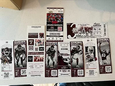 Mississippi State Bulldogs (10) Football Ticket Stub Lot • $16.99