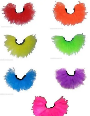 Neon Tutu Fancy Dress Skirt Legwarmers Gloves 80s Fun Run Hen Party Club Charity • £10.58