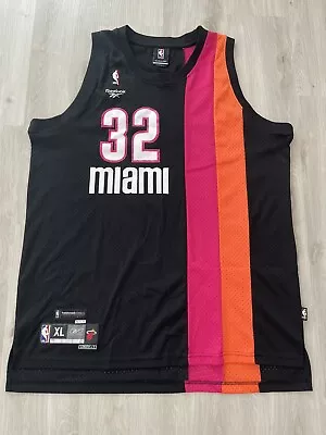 Miami Floridians Edition Retro Throwback Miami Jersey Heat Shaq O’Neal XL • $170