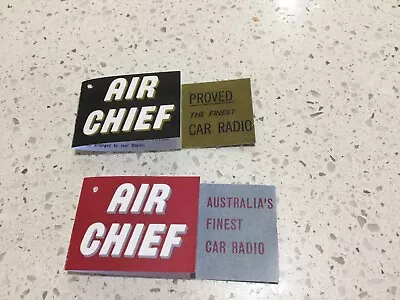 Holden Ej Eh Hd Hr Hk Ht Hg Radio Tag Airchief Diamond Dot Nasco • $25