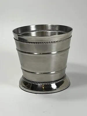 Mint Julep India Silver Kentucky Derby Cup Bourbon Silver Plate Cup 3.3/4  Diam • $14.92