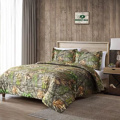 Mossy Oak Microfiber Obsession NWTF King Comforter Set Lightweight Camouflage... • $128.08