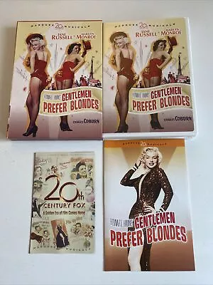 Gentlemen Prefer Blondes DVD 1953 Marilyn Monroe Musical Slipcover Insert RARE • $10